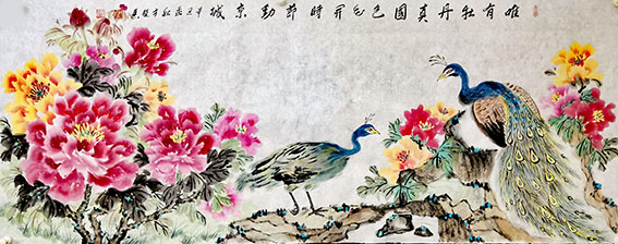 方晓丽《唯有牡丹真国色 花开时节动京城》